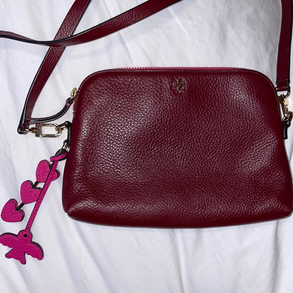 Tory Burch Crossbody Burgundy Purse